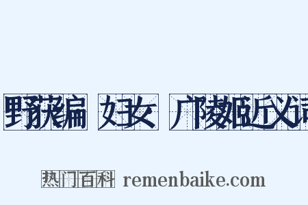 野获编·妇女·广陵姬近义词是什么意思的图片